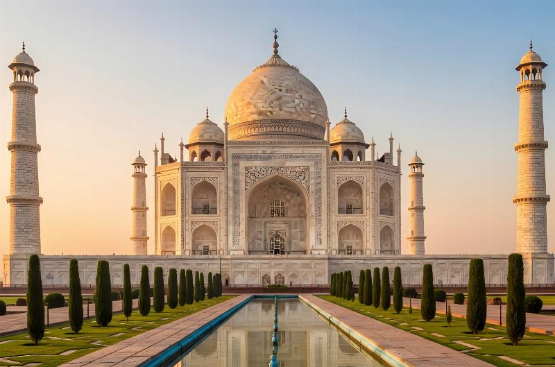 L'architecture moderne à Delhi mélange béton et briques pour des bâtiments emblématiques